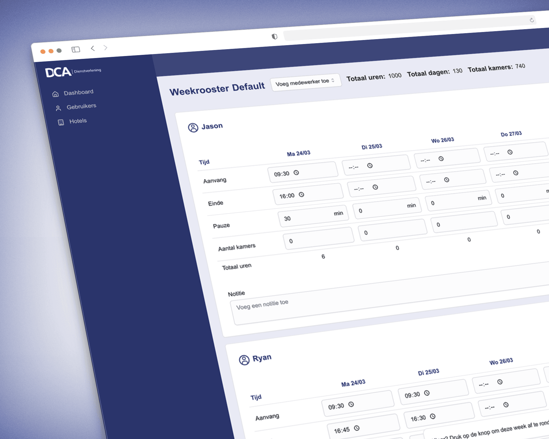 Preview image of Urenregistratie- en facturatieplatform