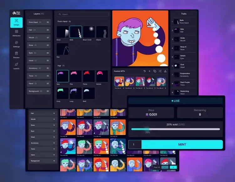 Preview image of  NFT Collecties maken, deployen en minten