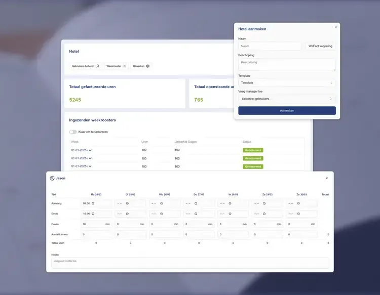 Preview image of Urenregistratie- en facturatieplatform