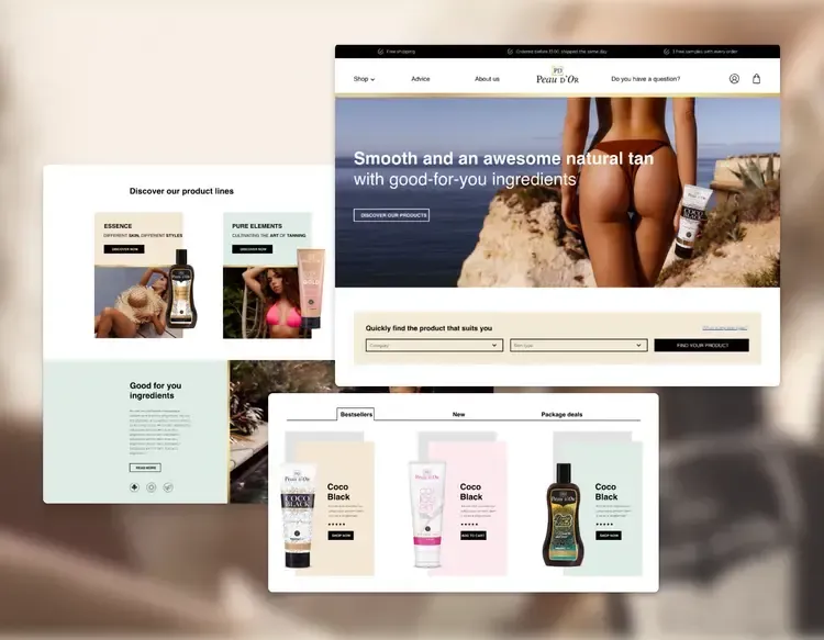 Preview image of Headless Shopify webwinkel