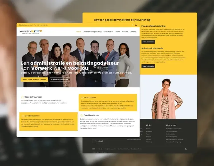 Preview image of WordPress website voor accountantskantoor